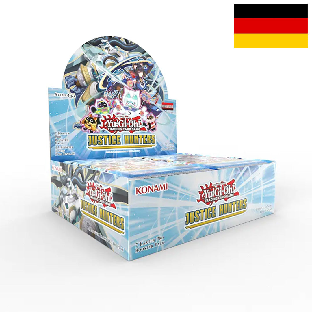 Justice Hunters – Yu-Gi-Oh! Booster Display - 1st Edition - 🇩🇪 Deutsch CoolUp Cards